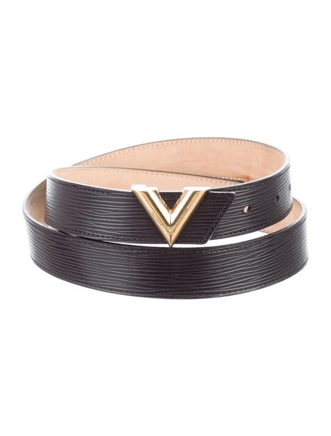 lv essential v belt black|Louis Vuitton Essential V Belt .